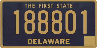 DE license plate 188801