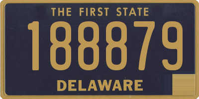 DE license plate 188879