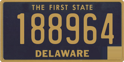 DE license plate 188964