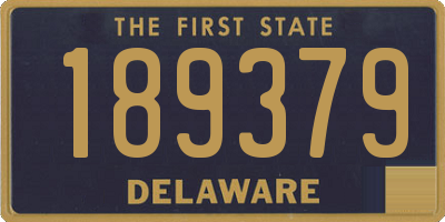 DE license plate 189379