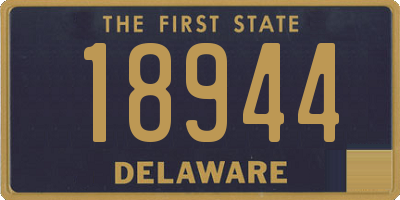 DE license plate 18944