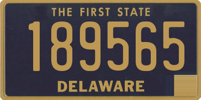 DE license plate 189565