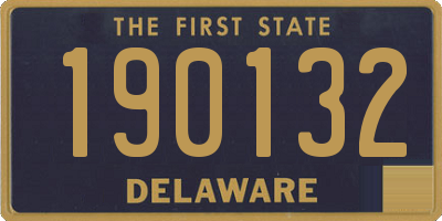 DE license plate 190132