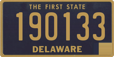 DE license plate 190133