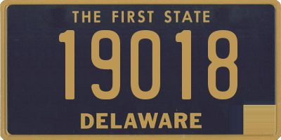 DE license plate 19018