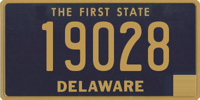 DE license plate 19028