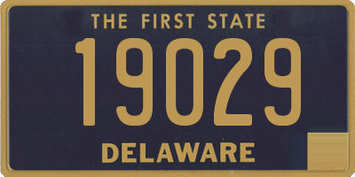 DE license plate 19029