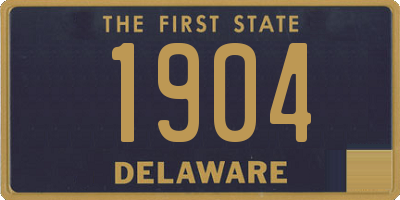 DE license plate 1904