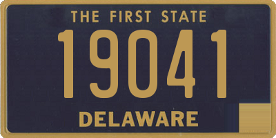 DE license plate 19041