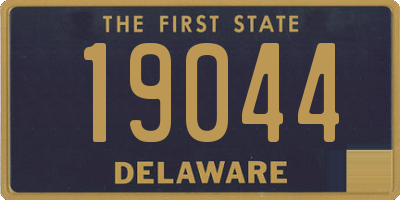 DE license plate 19044