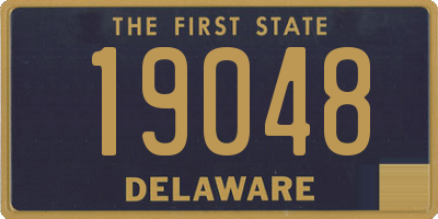 DE license plate 19048