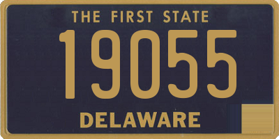 DE license plate 19055