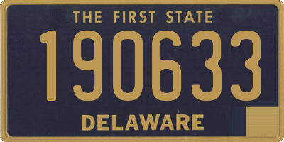 DE license plate 190633