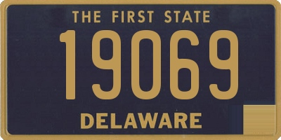 DE license plate 19069