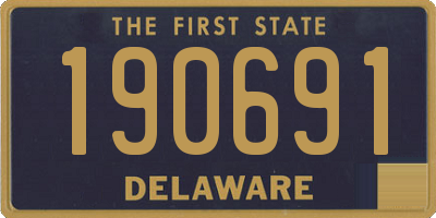 DE license plate 190691
