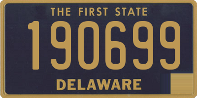 DE license plate 190699
