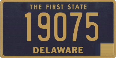 DE license plate 19075