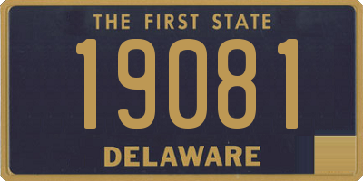 DE license plate 19081