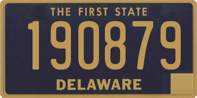 DE license plate 190879
