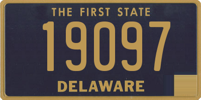 DE license plate 19097