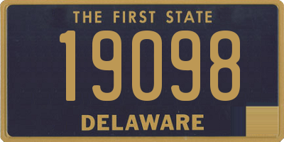 DE license plate 19098