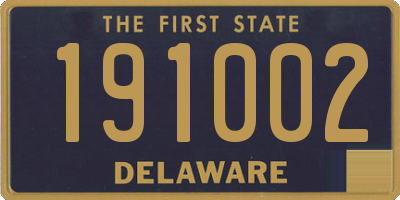 DE license plate 191002