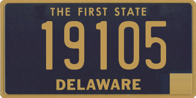 DE license plate 19105