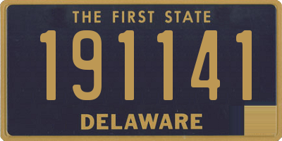 DE license plate 191141