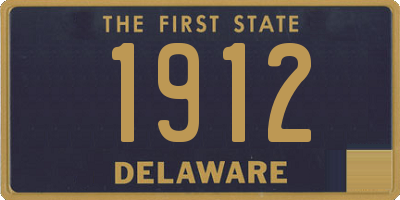 DE license plate 1912