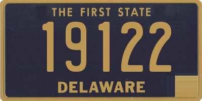 DE license plate 19122