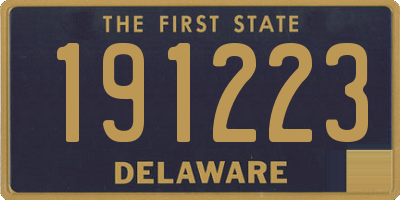 DE license plate 191223