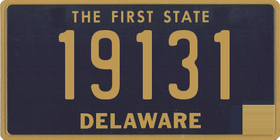 DE license plate 19131