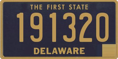DE license plate 191320