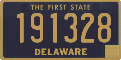 DE license plate 191328