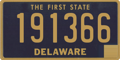 DE license plate 191366