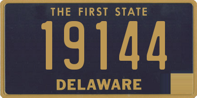 DE license plate 19144