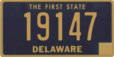 DE license plate 19147