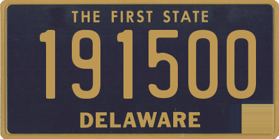DE license plate 191500