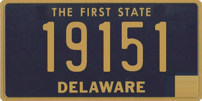 DE license plate 19151