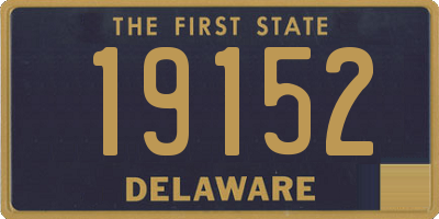 DE license plate 19152