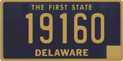 DE license plate 19160