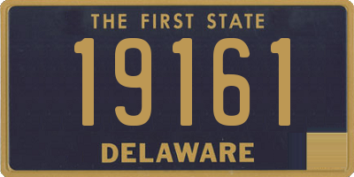 DE license plate 19161