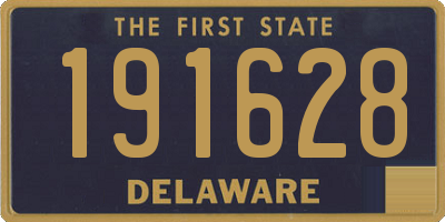 DE license plate 191628