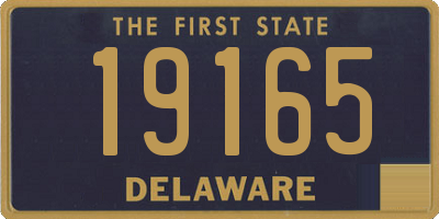 DE license plate 19165