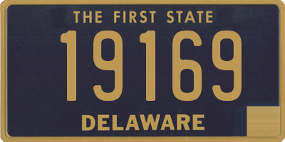 DE license plate 19169