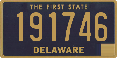 DE license plate 191746