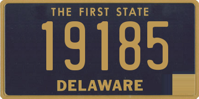 DE license plate 19185