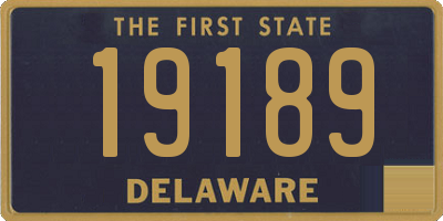 DE license plate 19189