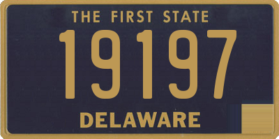 DE license plate 19197