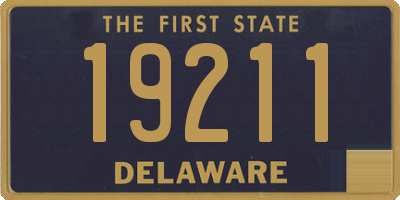 DE license plate 19211